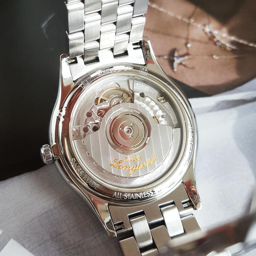 【95新】LONGINES浪琴L4.774.4.27.6自动机械日期显示36MM（男款）经典系列 精钢170426TJ36 商品图6