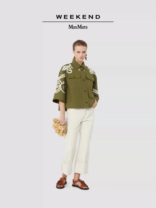 Weekend MaxMara 2026春夏新款女装棉质宽松夹克吊牌价4500元 商品图0