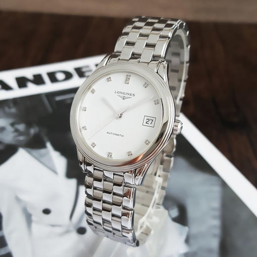 【95新】LONGINES浪琴L4.774.4.27.6自动机械日期显示36MM（男款）经典系列 精钢170426TJ36 商品图1