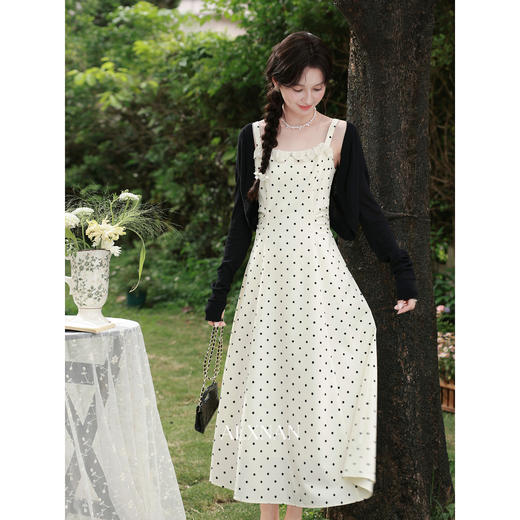 鹿向南【0428/20:00新品前1小时7折限量100件】波点连衣裙 商品图0