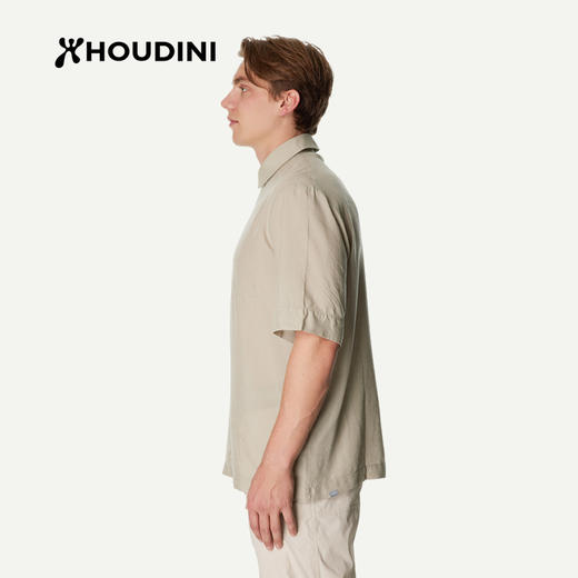 HOUDINI胡丁尼 Tree Polo Shirt 树 男款户外透气速干POLO衫 860009 商品图3