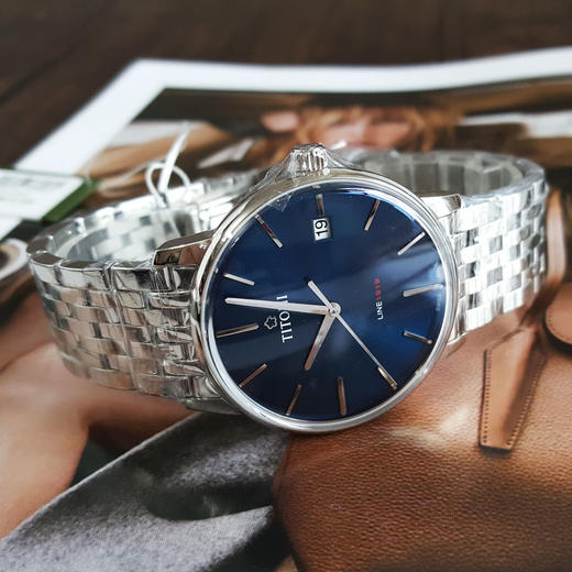 【全新】TITONI 梅花83919 S-612自动机械机芯日期显示40MM（男款）Line 1919系列精钢180426NJ09 商品图5
