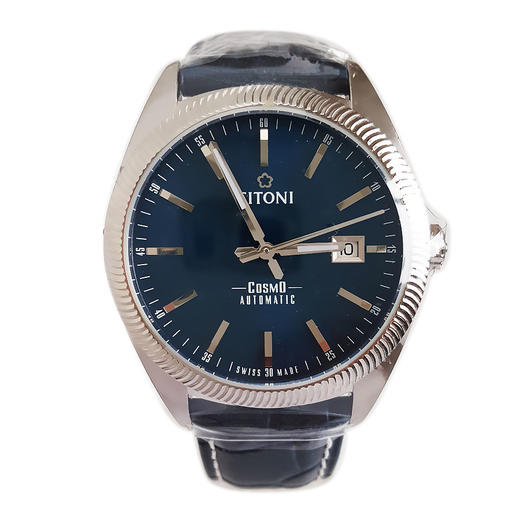 【全新】TITONI 梅花878 S-ST-612自动机械机芯日期显示41MM（男款）Cosmo 宇宙系列精钢170426NJ92 商品图0