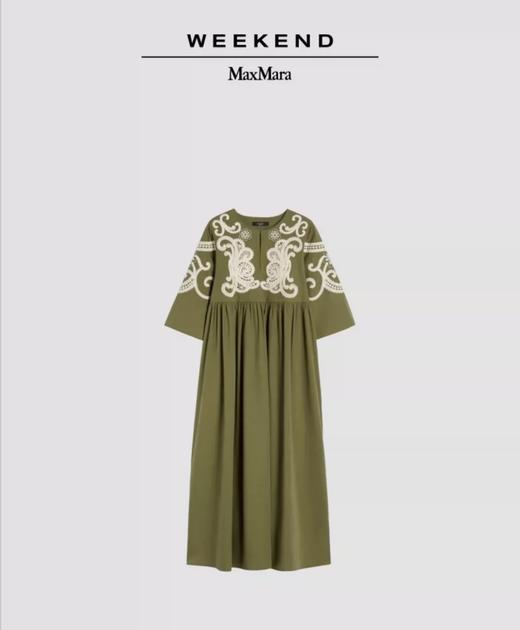 Weekend MaxMara 2026春夏新款女装宽松棉质长款连衣裙5221016206吊牌价5600元 商品图3