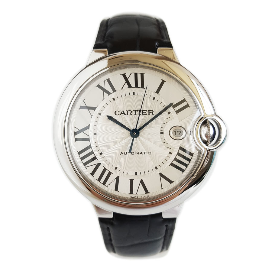 【95新】CARTIER卡地亚W69016Z4自动机械日期显示42MM（男款）蓝气球系列精钢150426NJ06