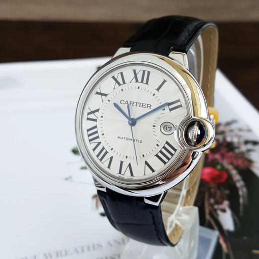 【95新】CARTIER卡地亚W69016Z4自动机械日期显示42MM（男款）蓝气球系列精钢150426NJ06 商品图1