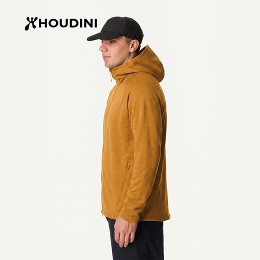HOUDINI胡丁尼Power Up Light魔术大师轻量版男连帽抓绒外套 830078 商品图0