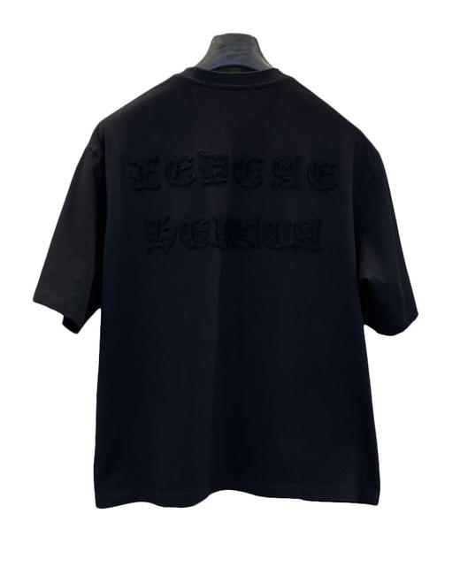 中性款logo刺绣短袖T恤he009 商品图1