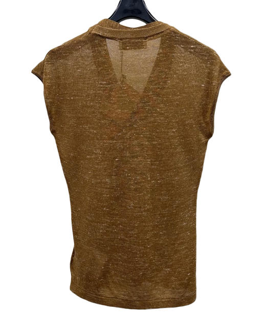 女款v领刺绣针织背心zo017 商品图1