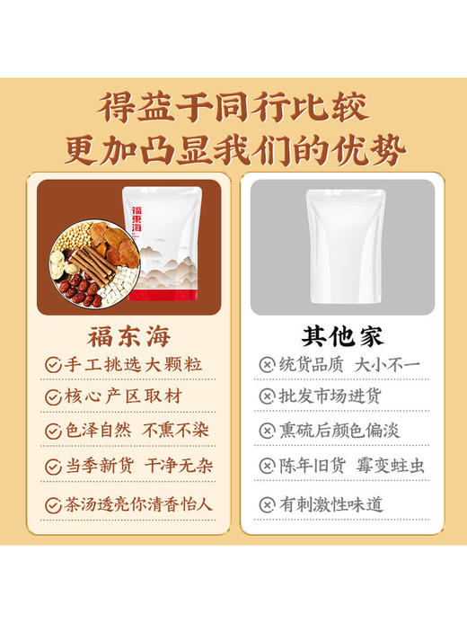 福东海五指毛桃土茯苓陈皮汤料包60克 煲汤材料包 商品图2