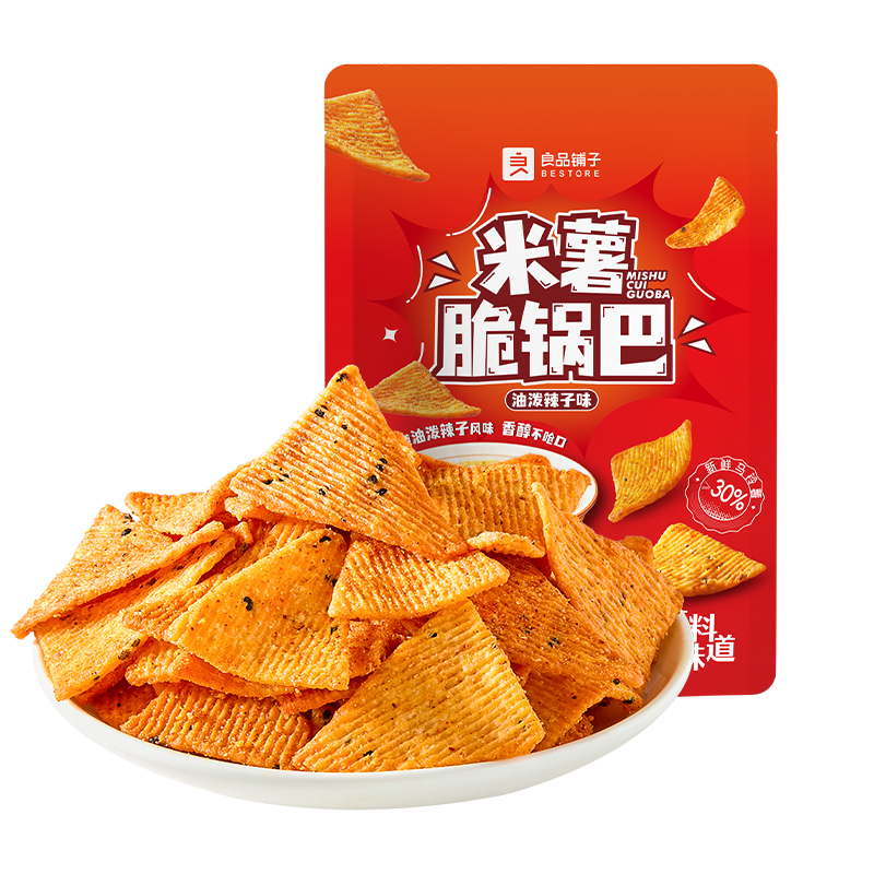 米薯脆锅巴（油泼辣子味）128g