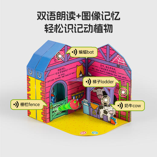 【小七老师】#小彼恩童书 鳄鱼先生立体游戏屋+鳄鱼先生立体农场套装 多规格 可点读 商品图3