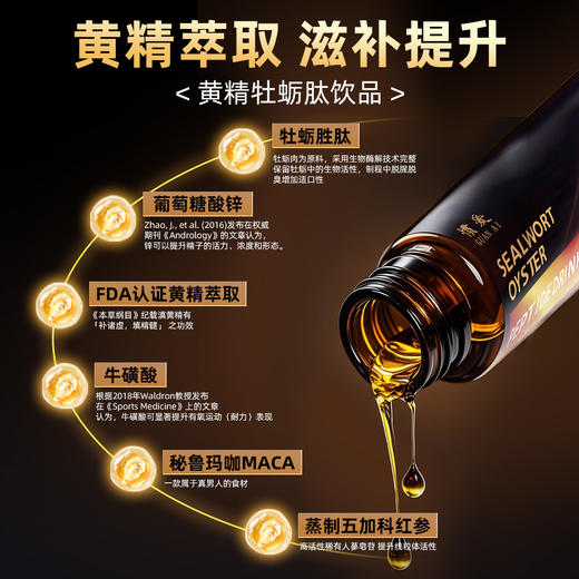 惯爱黄精牡蛎肽饮品500ml 商品图1
