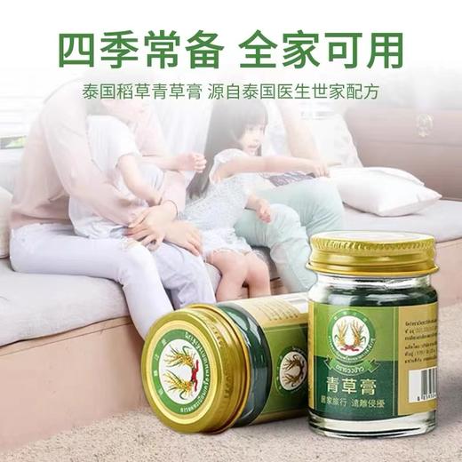 泰国稻穗青草膏驱蚊止痒防蚊虫防晕车提神 商品图3