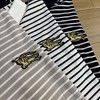F042427万针刺绣工艺男士条纹休闲商务POLO衫夏季打底衫T恤 商品缩略图5