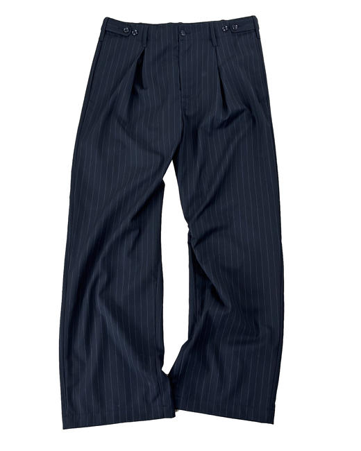 男款竖条纹羊毛薄西裤长裤he016 商品图0