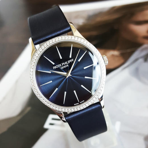 【95新】PATEK PHILIPPE百达翡丽4897G-001手动机械33MM（女款）古典表系列  18k白金（表圈原厂钻石）290326TJ02 商品图3