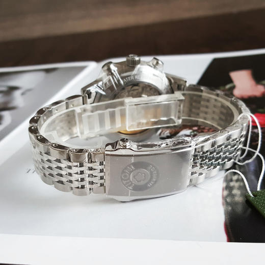 【99新】TITONI 梅花94020 S-681自动机械机芯日期显示、计时41MM（男款）Heritage传承系列精钢180426NJ51 商品图6