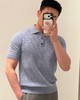 男款FF针织提花短袖polo衫la011 商品缩略图3