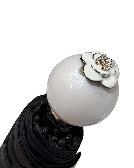 珍珠手柄五折叠晴雨伞（不配盒）025 商品图1