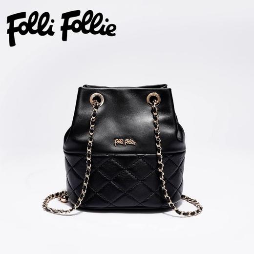 FolliFollie 羊皮水桶包 3种背法  时尚高级感 商品图2