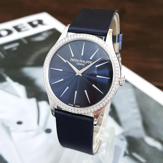 【95新】PATEK PHILIPPE百达翡丽4897G-001手动机械33MM（女款）古典表系列  18k白金（表圈原厂钻石）290326TJ02 商品图1