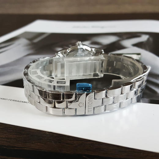 【全新】TITONI 梅花TQ 42922 S-DH-359石英机芯25.5MM（女款）Mademoiselle优雅伊人系列精钢；镶嵌水钻170426NJ97 商品图6