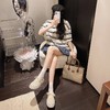 【YW】无忧购夏季蕾丝帆布鞋女款网面厚底休闲板鞋小白鞋2162（截单后3-5天发货） 商品缩略图1