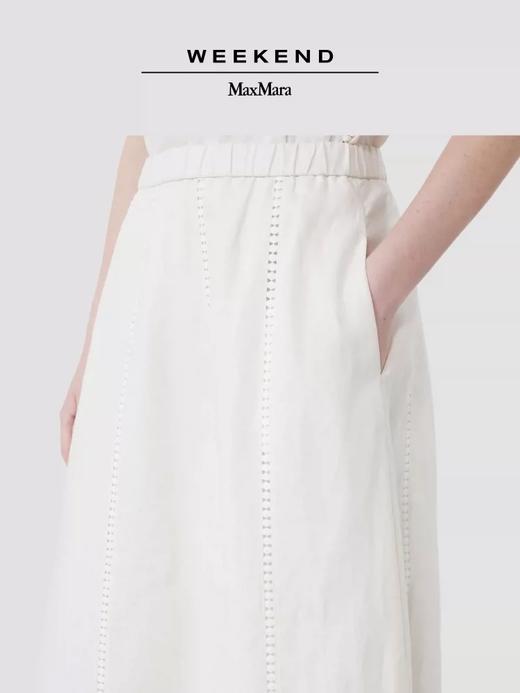 Weekend MaxMara 2026春夏新款女装亚麻宽松半身裙吊牌价4600元 商品图2