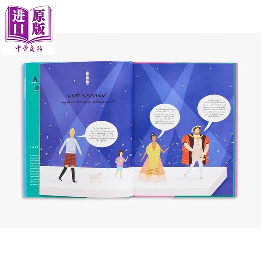 【中商原版】给孩子的时尚史 A History of Fashion for Children 英文原版 儿童科普历史读物 百科知识绘本书 进口童书 精装 商品图3