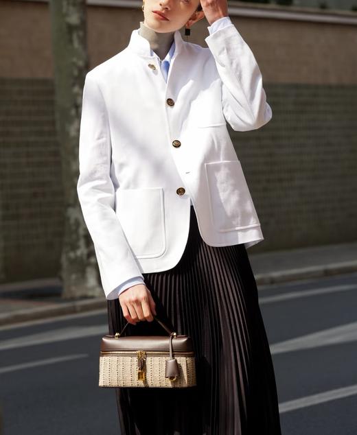 女款亚麻立领外套ba015 商品图3