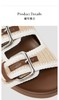 Weekend MaxMara 2026春夏新款女士双扣拼色凉拖鞋吊牌价3300元 商品缩略图1