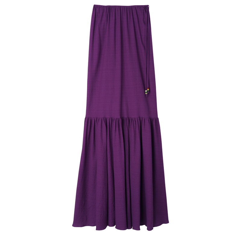 【Longchamp】Prêt à Porter Chaine et Trame系列女装半身裙