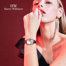HarryWilliams时尚轻奢水晶小方表（48小时发货）