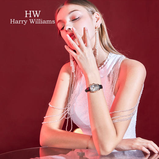 HarryWilliams时尚轻奢水晶小方表（48小时发货） 商品图3