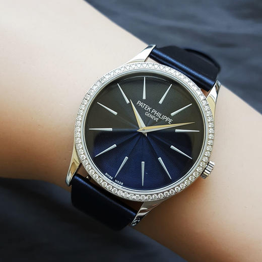 【95新】PATEK PHILIPPE百达翡丽4897G-001手动机械33MM（女款）古典表系列  18k白金（表圈原厂钻石）290326TJ02 商品图7