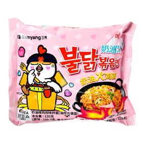三养 奶油辣鸡肉味拌面（油炸方便面）130g/袋