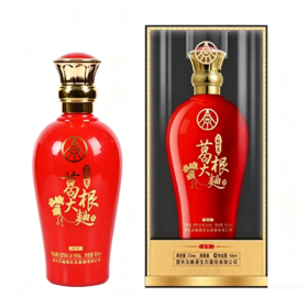 2019年五粮葛根大曲，52度浓香型白酒，整箱500ml×6瓶。