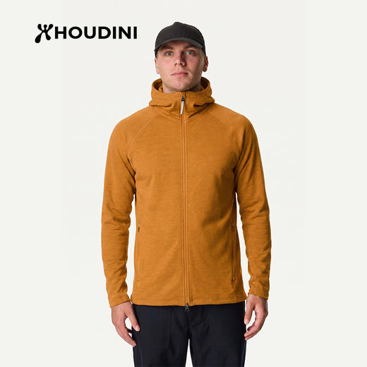 HOUDINI胡丁尼Power Up Light魔术大师轻量版男连帽抓绒外套 830078 商品图1
