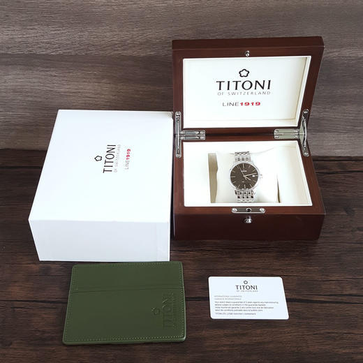 【全新】TITONI 梅花83919 S-576自动机械机芯日期显示40MM（男款）Line 1919系列精钢180426NJ47 商品图1
