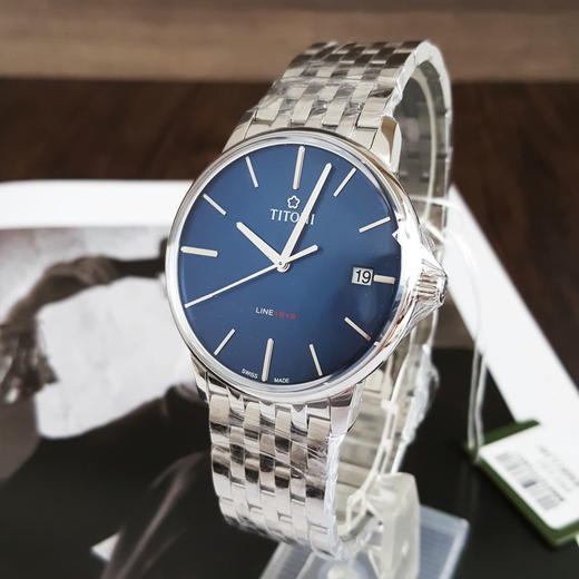 【全新】TITONI 梅花83919 S-612自动机械机芯日期显示40MM（男款）Line 1919系列精钢180426NJ09 商品图2