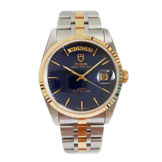 【95新】TUDOR帝舵M76213-0034自动机械日期显示、星期显示36MM（男款）王子与公主系列 精钢（18k黄金表圈）220426NJS14 商品图0