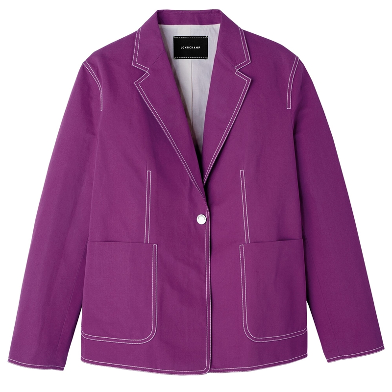 【Longchamp】Prêt à Porter Chaine et Trame系列女装外套