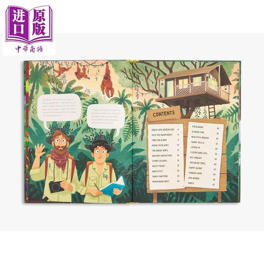 预售 【中商原版】大猩猩吃香蕉吗 Do Gorillas Eat Bananas 英文原版 儿童科普绘本 自然科学知识读物 动物百科 进口童书 精装 商品图3