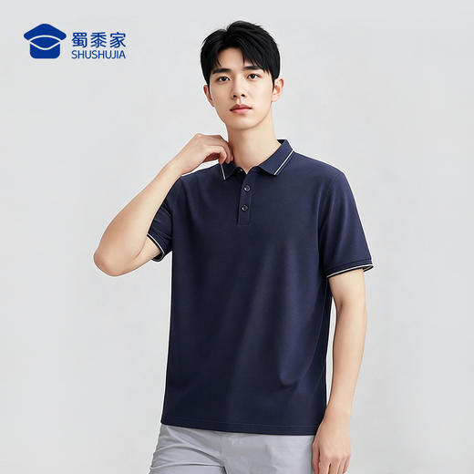 【7A抑菌凉感醋酸短袖polo衫】通勤弹力短袖T恤 休闲冰感上衣POLO衫LT606 商品图7
