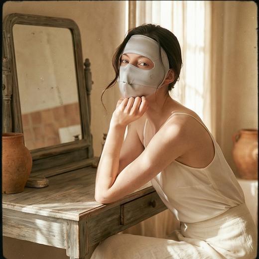 【夏季防晒必备】SANGLUO桑罗防晒面罩口罩亲肤透气防紫外线女夏季薄款遮阳神器06423917 商品图7