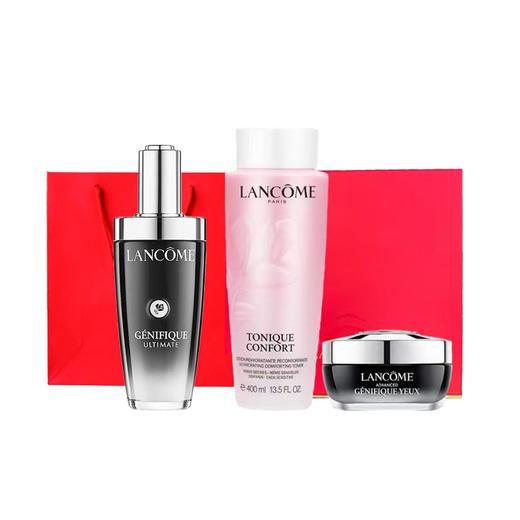 预售 「520&618宠粉礼遇」【抢先购·直邮仓发货】「送兰蔻礼盒礼袋」Lancome兰蔻新版三件套 第三代小黑瓶精华100ml+兰蔻小黑瓶眼霜15ml+兰蔻新版粉水400ml_bba 商品图9
