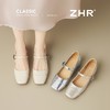 ZHR则则法式浅口方头粗跟高跟鞋单鞋2026夏季新款百搭玛丽珍女鞋 商品缩略图1