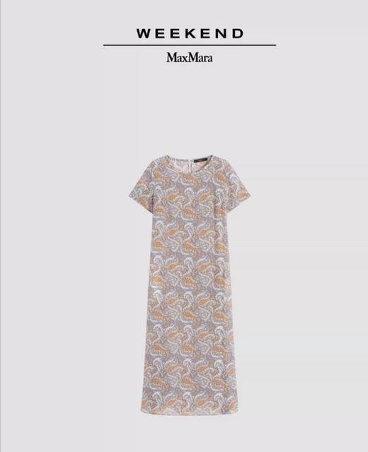 Weekend MaxMara 2026春夏新款女装印花真丝连衣裙5221046206吊牌价6600元 商品图3