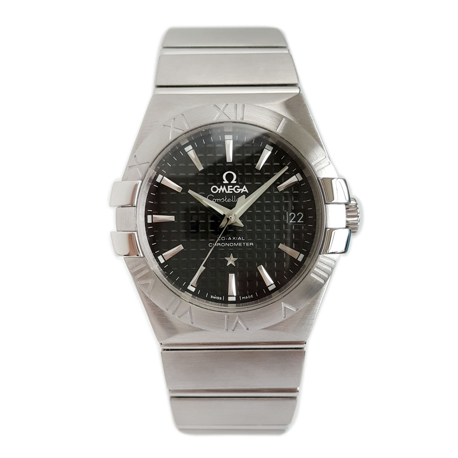 【95新】OMEGA欧米茄123.10.35.20.01.002自动机械日期显示35MM（男款）星座系列精钢200426NJS23